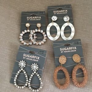 Set of 4 Baublebar earrings by Target